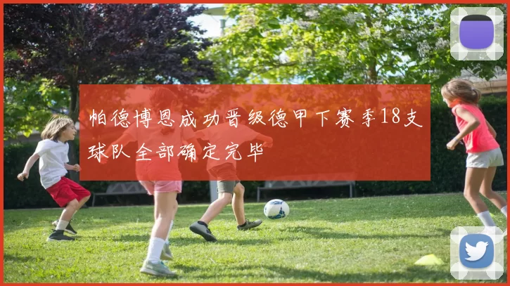 帕德博恩成功晋级德甲下赛季18支球队全部确定完毕